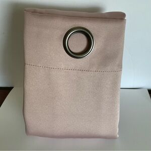 Sun Zero Lichtenberg One Panel 52 in X 84 in BSH Blush Pink Metal Grommet